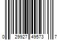 Barcode Image for UPC code 029927495737