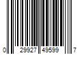 Barcode Image for UPC code 029927495997