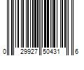 Barcode Image for UPC code 029927504316