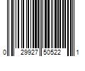 Barcode Image for UPC code 029927505221