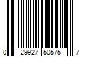 Barcode Image for UPC code 029927505757