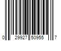 Barcode Image for UPC code 029927509557