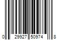 Barcode Image for UPC code 029927509748