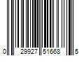 Barcode Image for UPC code 029927516685