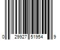 Barcode Image for UPC code 029927519549