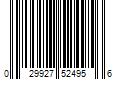 Barcode Image for UPC code 029927524956