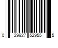 Barcode Image for UPC code 029927529555