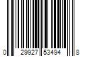 Barcode Image for UPC code 029927534948