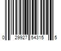 Barcode Image for UPC code 029927543155