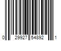 Barcode Image for UPC code 029927548921