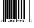 Barcode Image for UPC code 029927549188