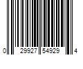 Barcode Image for UPC code 029927549294