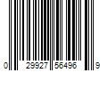 Barcode Image for UPC code 029927564969