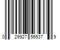 Barcode Image for UPC code 029927565379