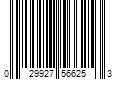 Barcode Image for UPC code 029927566253