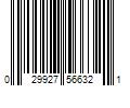 Barcode Image for UPC code 029927566321