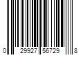 Barcode Image for UPC code 029927567298