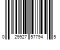 Barcode Image for UPC code 029927577945