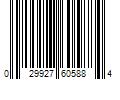 Barcode Image for UPC code 029927605884