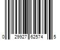 Barcode Image for UPC code 029927625745