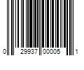 Barcode Image for UPC code 029937000051