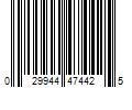 Barcode Image for UPC code 029944474425