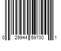 Barcode Image for UPC code 029944597001