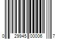 Barcode Image for UPC code 029945000067