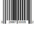 Barcode Image for UPC code 029967000052