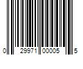 Barcode Image for UPC code 029971000055