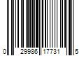 Barcode Image for UPC code 029986177315