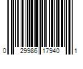 Barcode Image for UPC code 029986179401