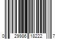 Barcode Image for UPC code 029986182227