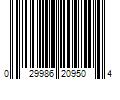 Barcode Image for UPC code 029986209504