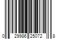 Barcode Image for UPC code 029986250728