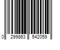 Barcode Image for UPC code 0299863542059