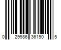 Barcode Image for UPC code 029986361905