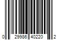 Barcode Image for UPC code 029986402202