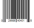 Barcode Image for UPC code 029986404015