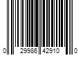 Barcode Image for UPC code 029986429100