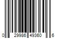 Barcode Image for UPC code 029986493606