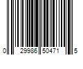 Barcode Image for UPC code 029986504715