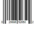 Barcode Image for UPC code 029986526502