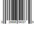 Barcode Image for UPC code 029986540379