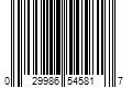 Barcode Image for UPC code 029986545817