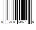 Barcode Image for UPC code 029986549778