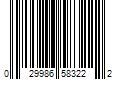 Barcode Image for UPC code 029986583222