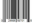 Barcode Image for UPC code 029986587015