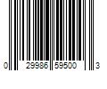 Barcode Image for UPC code 029986595003