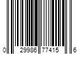 Barcode Image for UPC code 029986774156